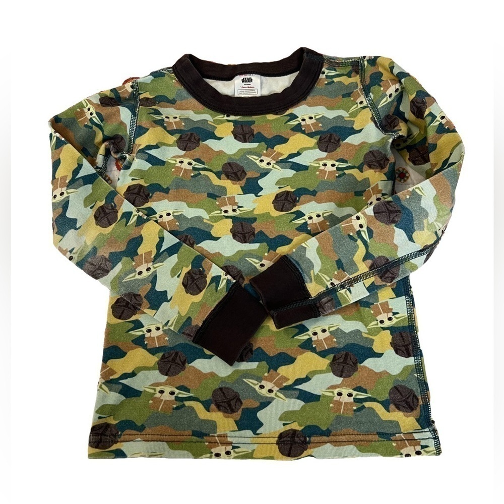 Hanna Andersson x Star Wars Baby Yoda Disney Long Sleeve Unisex Shirt Size 6-7